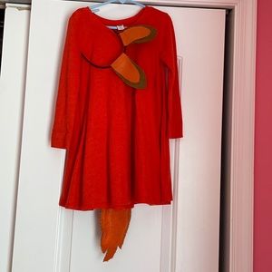 Girls 5T fox costume